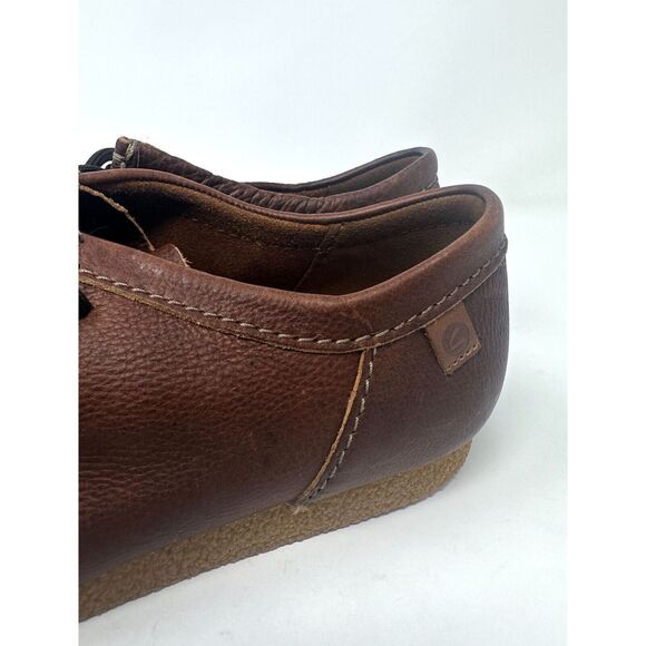Clarks  size 10.5 Originals Shacre II Run Tan Tumbled Leather 26159431 NEW - Picture 6 of 9